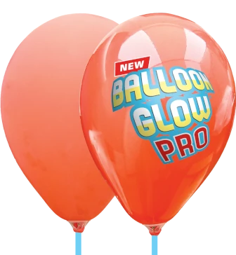 Balloon Glow before and after